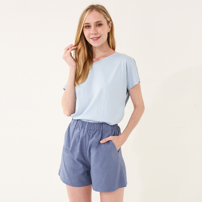 25 màu sắc mềm cotton spandex jogger phụ nữ quần short mùa hè cô gái quần short giản dị cộng với kích thước M30182