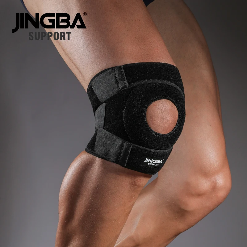 JINGBA Hỗ Trợ Thảm Lót Đầu Gối Bóng Chuyền Hỗ Trợ Đầu Gối Thể Thao Bóng Rổ Ngoài Trời Chống Rơi Bảo Vệ Đầu Gối Nẹp Rodillera Deportiva