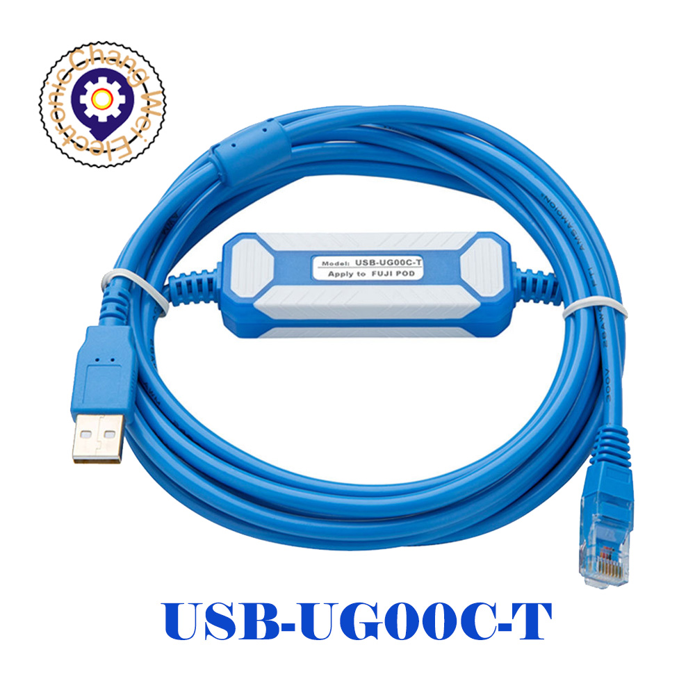 USB-UG00C-T Cocok untuk Fuji POD Seri Layar Sentuh Antarmuka Man-Machine Kabel Pemrograman PLC Download Line UG00C-T
