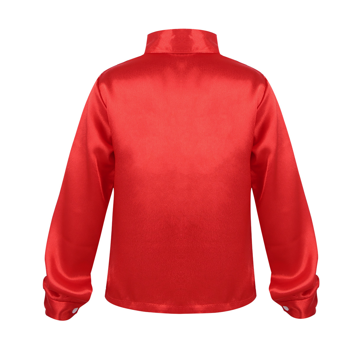 Dziecięce chłopięce koszule z błyszczącymi cekinami Kostiumy do tańca z długim rękawem i klapami Hip-hop Jazz Dance Shirt Stage Performance Street Dance Wear