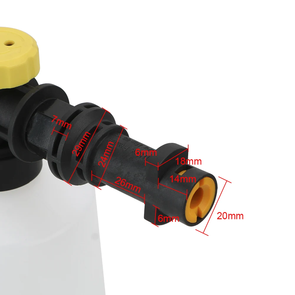 ノズルケルヒャー K2 K3 K4 K5 K6 K7 セリエ噴霧器ランス 750 ミリリットル高圧ガン泡ワッシャー洗車ツールオートバイクリーニング