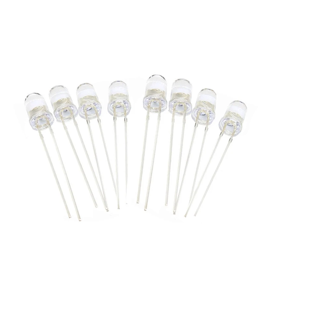 50 pz/lotto F5 rotondo 5mm veloce/lento RGB Flash rosso verde blu arcobaleno Multi colore diodo luminescente rotondo LED colore pieno fai da te