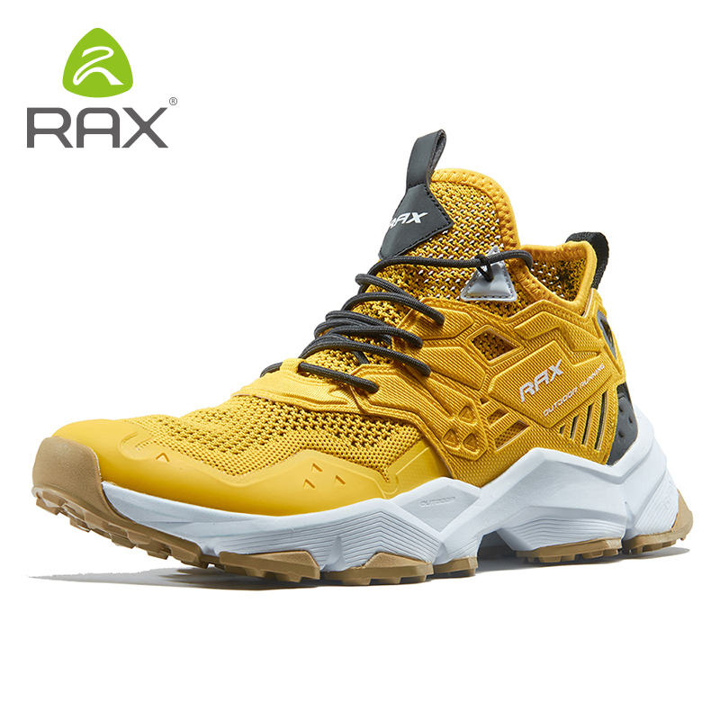 Rax Men รองเท้ารองเท้าผ้าใบกีฬากลางแจ้งสำหรับชายน้ำหนักเบาปีนเขา Trekking รองเท้าน้ำหนักเบารองเท้า