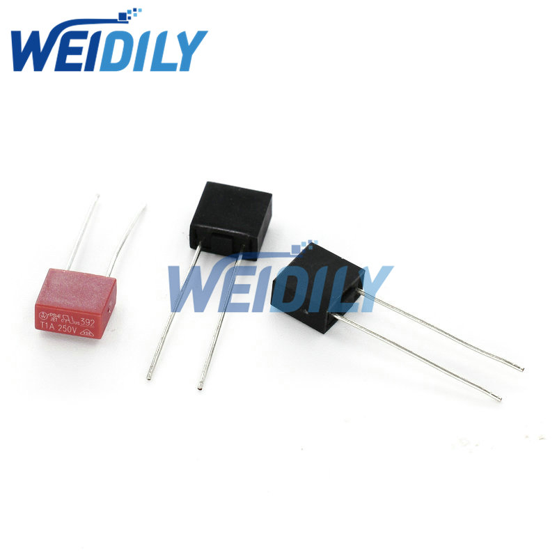 50 шт., набор плавких предохранителей T1A T3.15A T4A T5A T6.3A 250V