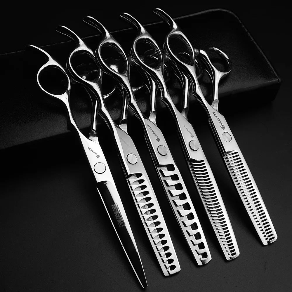 ASHADOW 6/6.5/7/7.5 Inch Kéo Nhật Bản Làm Tóc Chuyên Nghiệp Kéo Cắt Tóc Nét Cắt Tóc Kéo Cắt Mỏng Cắt