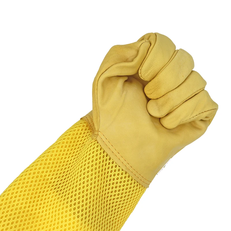 Guanti da apicoltore Maniche protettive Ventilate professionali Anti ape per apicoltura Apicoltore Prevenire gli strumenti alveare