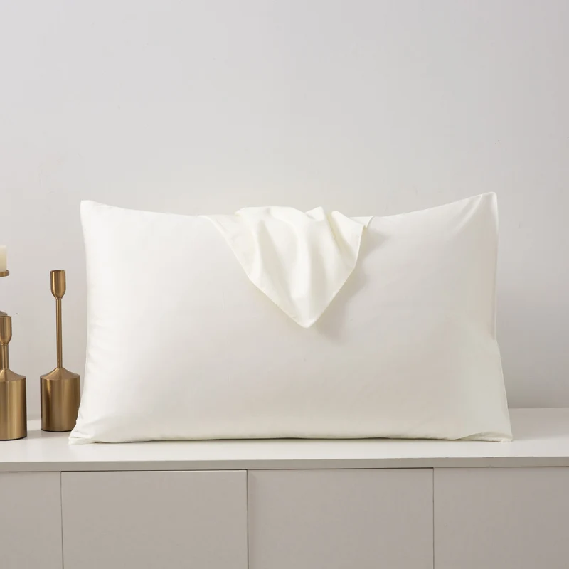 60 Cao Cấp Bộ Vỏ Chăn Ga Gối Cotton Ai Cập Nhà Khách Sạn Gối Ngắn Gọn Phong Cách Áo Gối 40X60 50x75