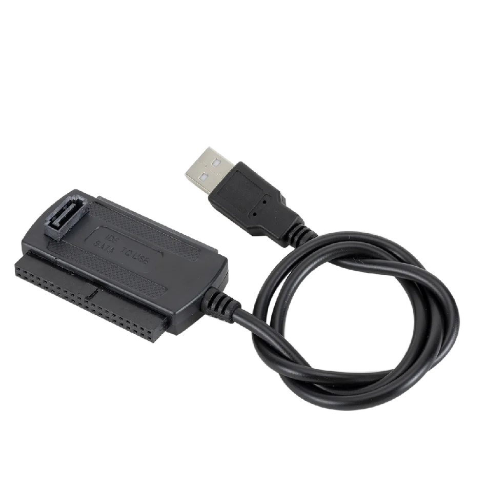 WVVMVV 3-In-1 USB 2.0 Sang IDE / SATA 2.5 "3.5" Ổ Đĩa HDD SSD 480 Mb/giây Dữ Liệu Giao Diện Converter Bộ Chuyển Đổi Cáp