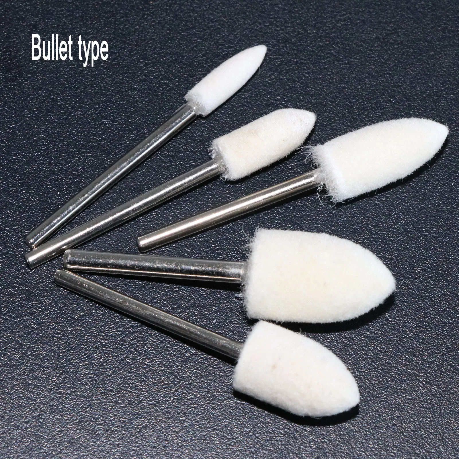 10 ชิ้นผ้าขนสัตว์ Felt ติดตั้งขัด Buffing ล้อ OD 3-20 มิลลิเมตรหัวสําหรับ Dremel เจาะเครื่องมือโรตารี่ 3 มิลลิเมตร Shank