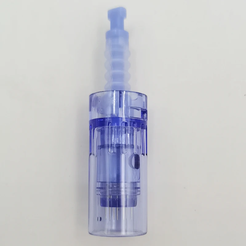 10 Chiếc Dr Bút A6 Kim Hộp Mực Microneedling Máy Bằng Lưỡi Lê Derma Bút A1 M5 M7 N2 E30 Thay Thế Tem 9 12 24 36 42 Pin Nano