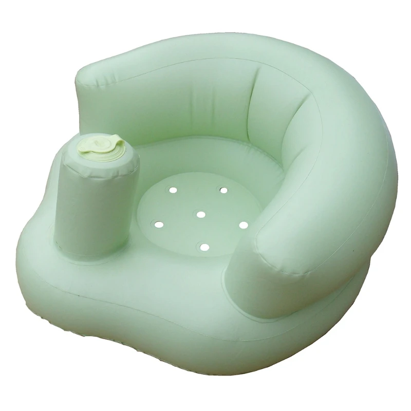 High Quality Portable Baby Learning Seat Inflatable Bath Chair PVC Sofa Shower Stool for Play P31B