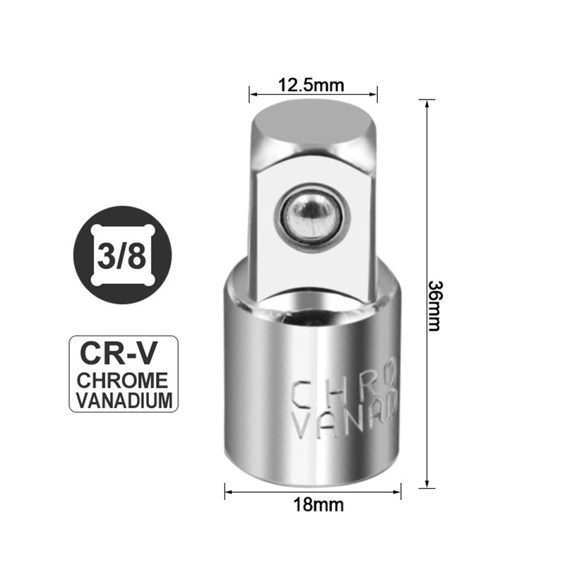 ラチェットレンチソケットコンバータスリーブヘッドアダプター1/2「ビッグフライから3/8」フライから1/4「ステンレススチールから1/4」から1/2「から3/8」
