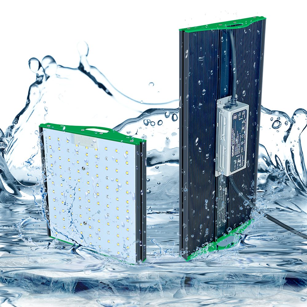 屋内植物用の防水LEDグローライト,調光可能なライト,xl1000,デイジーチェーン,野菜の開花,在庫あり,フルスペクトル,1000W, 500W