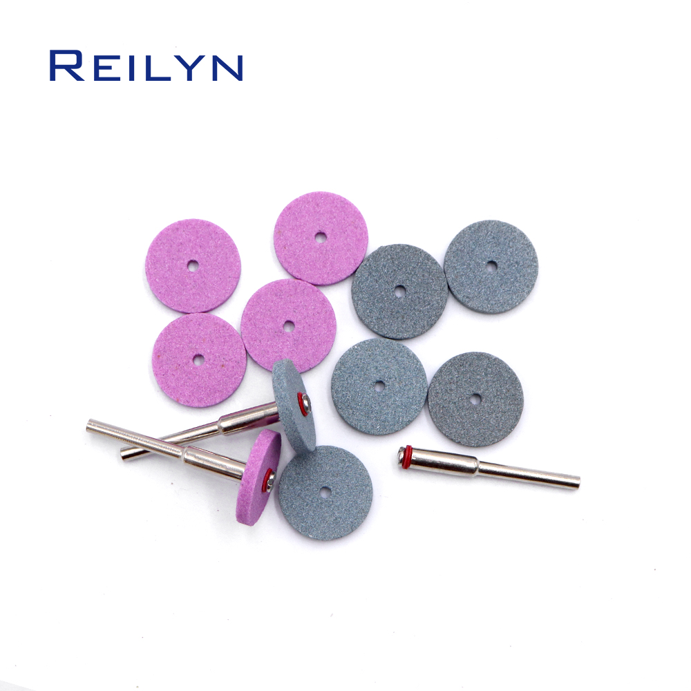 12/24/36pcs 20mm Dremel Accessories Mini Drill Grinding Buffing Wheel Stone Polishing Pad for Bench Grinder Dremel Rotary Tool