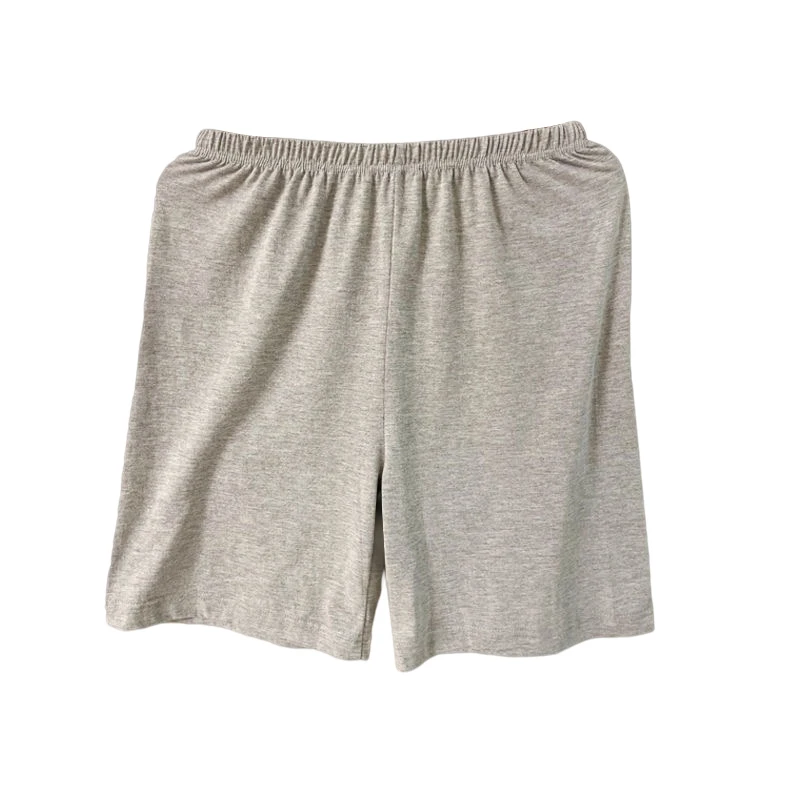 Pantalones cortos de pijama para el hogar para hombre, ropa de dormir Sexy, parte inferior elástica para dormir, Boxers transpirables cómodos de algodón, calzoncillos sólidos informales para hombre