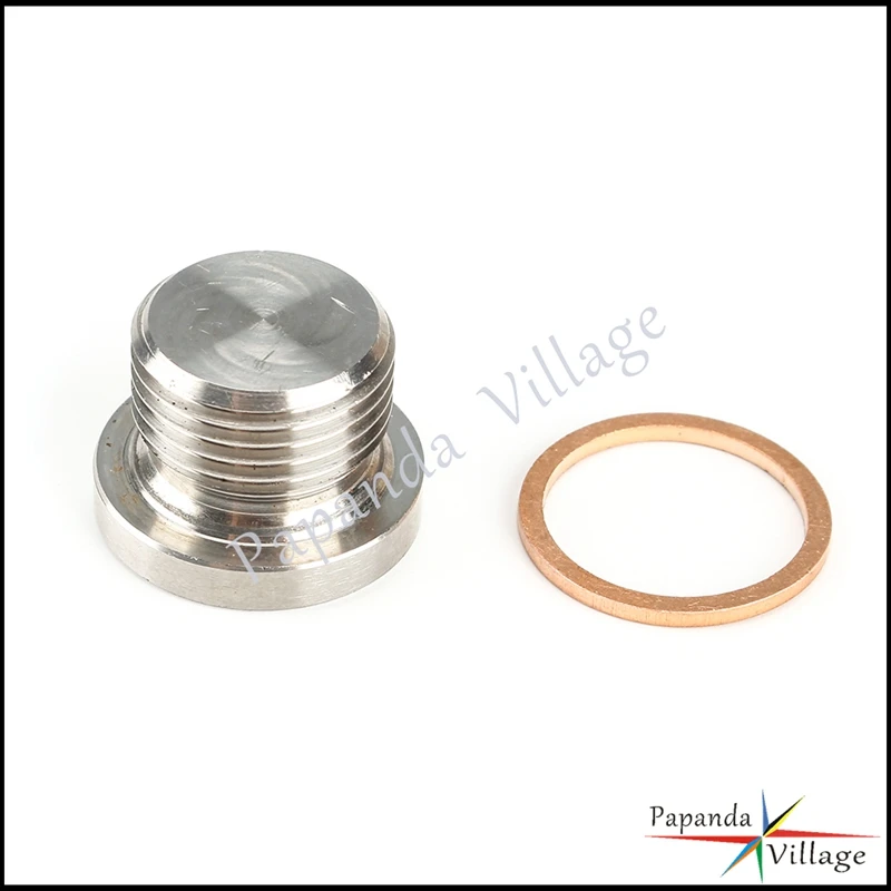 Sensor Oksigen Universal Sepeda Motor Plug Check Mesin Sensor Oksigen Cahaya Adaptor M18X1.5 Extender Spacer untuk Suzuki Honda