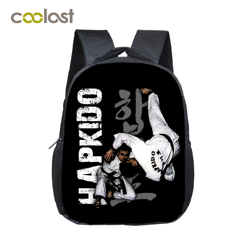 Kühlen Kampfkunst Judo / Taekwondo / Karate / Aikido Rucksack Kinder Schule Taschen Jungen Mädchen Kleinkind Tasche Kid Kindergarten rucksack