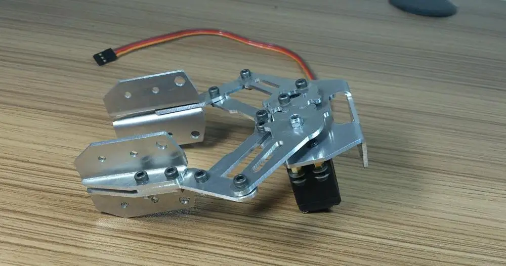 Bạc Hợp Kim Nhôm Kẹp Cánh Tay Robot Tay Robot Kim Loại Móng Vuốt Với MG996r Servo Cho Arduino Tự Làm Dự Án Thân Chi Tiết Đồ Chơi