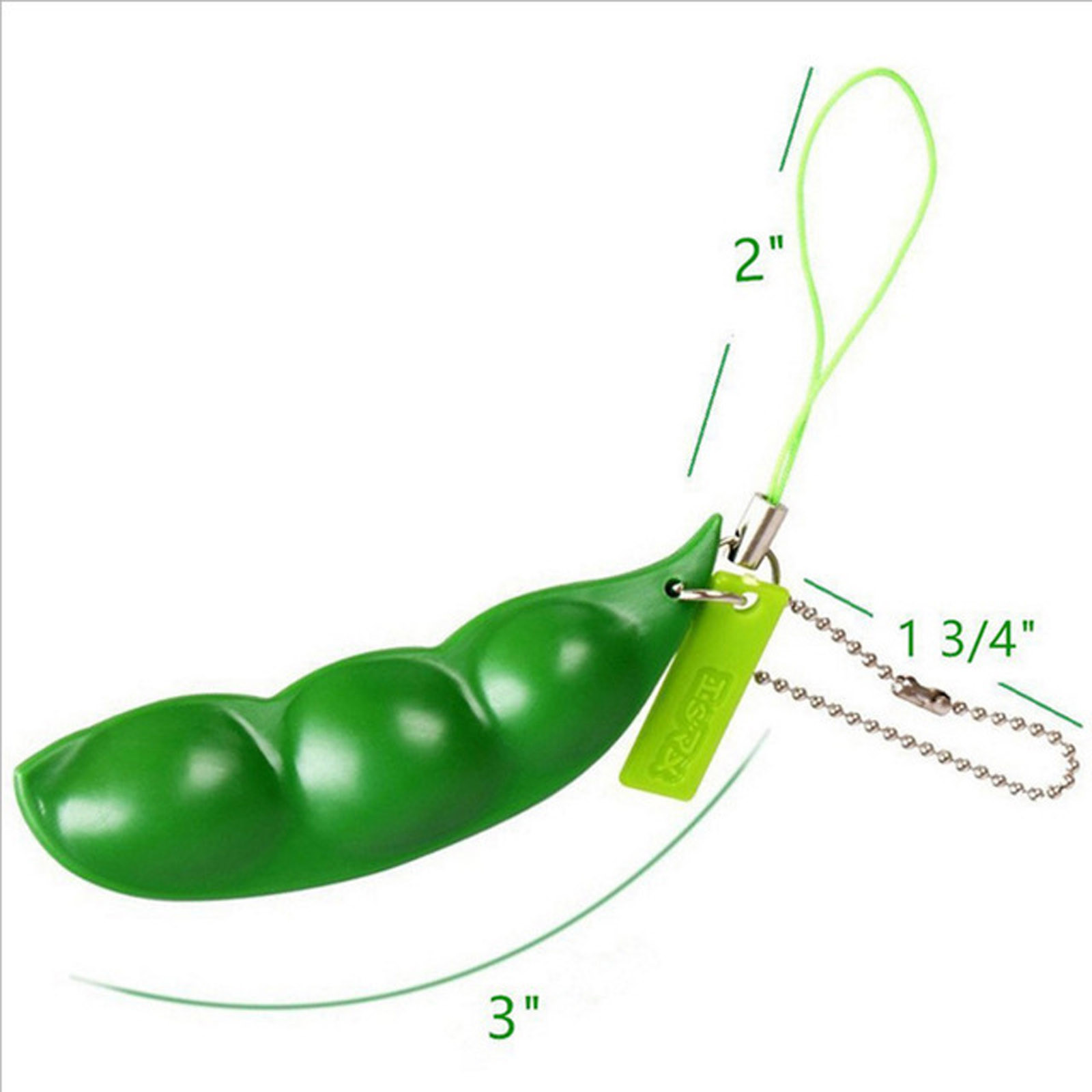 Poppet Edamame Fidget Đồ Chơi Antistress Popper Bóp Đồ Chơi Vô Hạn Đậu Phộng Hạt Đậu Đậu Móc Khóa Fidget Squishy Giải Nén