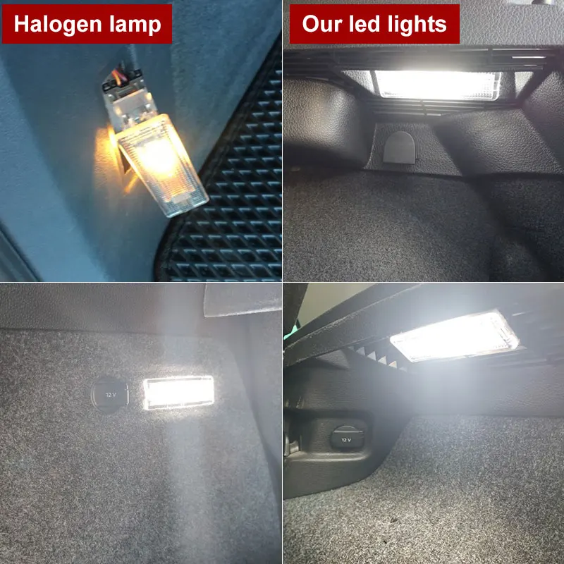 1x luces LED para maletero de equipaje para VW Golf MK5 MK6 MK7 Jetta Passat B6 B7 B8 CC Scirocco Tiguan Touran Touareg T5
