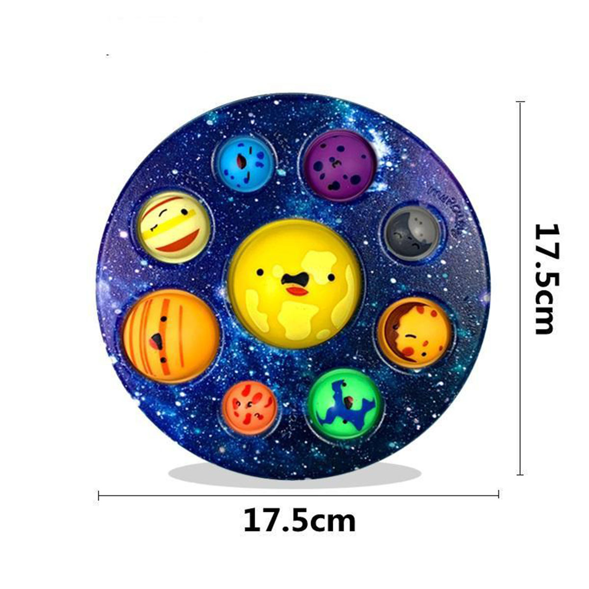 Bebê sensorial simples dimple planeta empurrar bolha brinquedo fidget autismo precisa mole alívio do estresse brinquedos para crianças presente