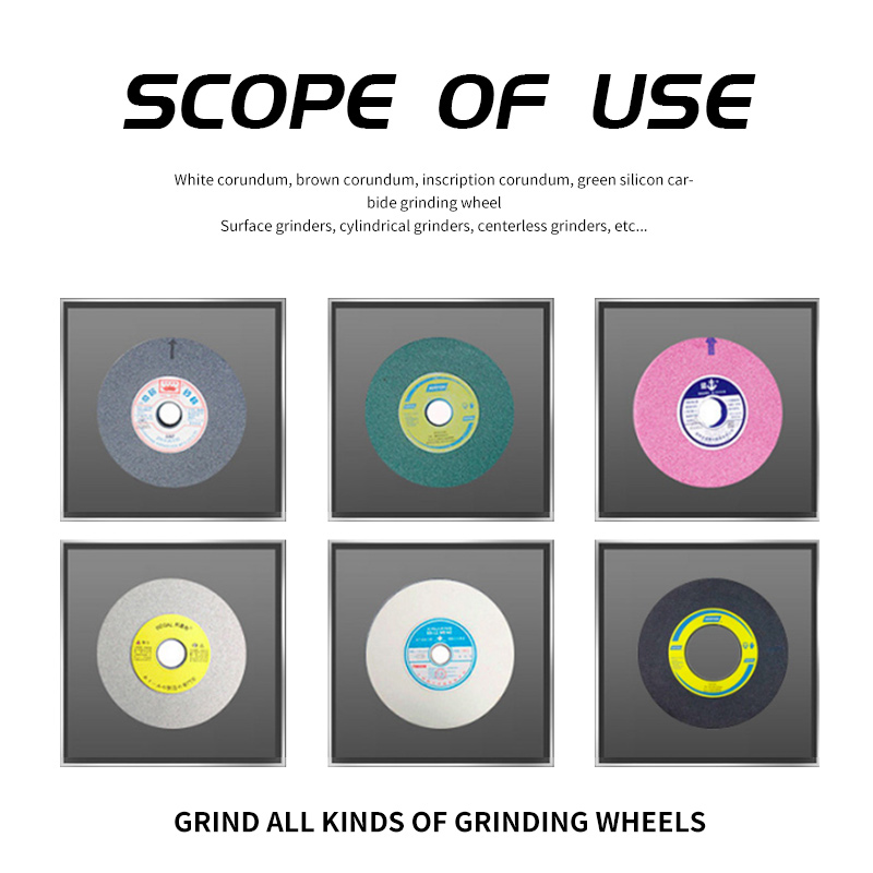 Amoladora de muela de tocador de diamante Natural, mango para uso de herramientas de reparación de muela, herramientas abrasivas de reparación