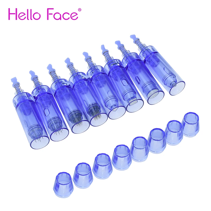 Dr Bút A1 Kim 30 Chiếc Lưỡi Lê Hộp Mực Kéo Nano Derma Bút Đầu 9 12 36 Chân Kim Micro Kim dr Pen Ultima A1 Bút