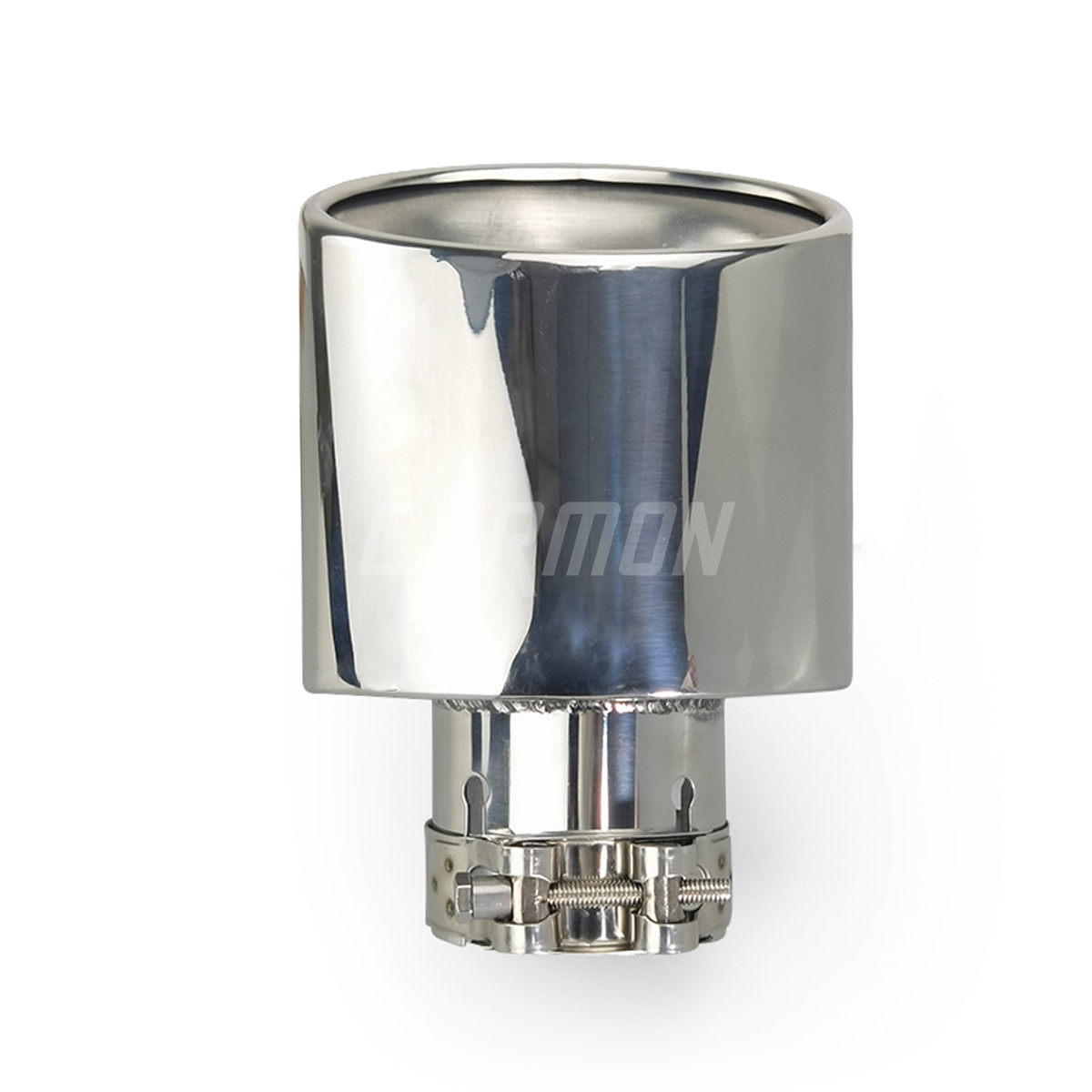 Knalpot Mobil Ujung Knalpot Pipa Baja Tahan Karat Ujung Ekor untuk Mercedes Benz W204 AMG C63 C65 Modifikasi