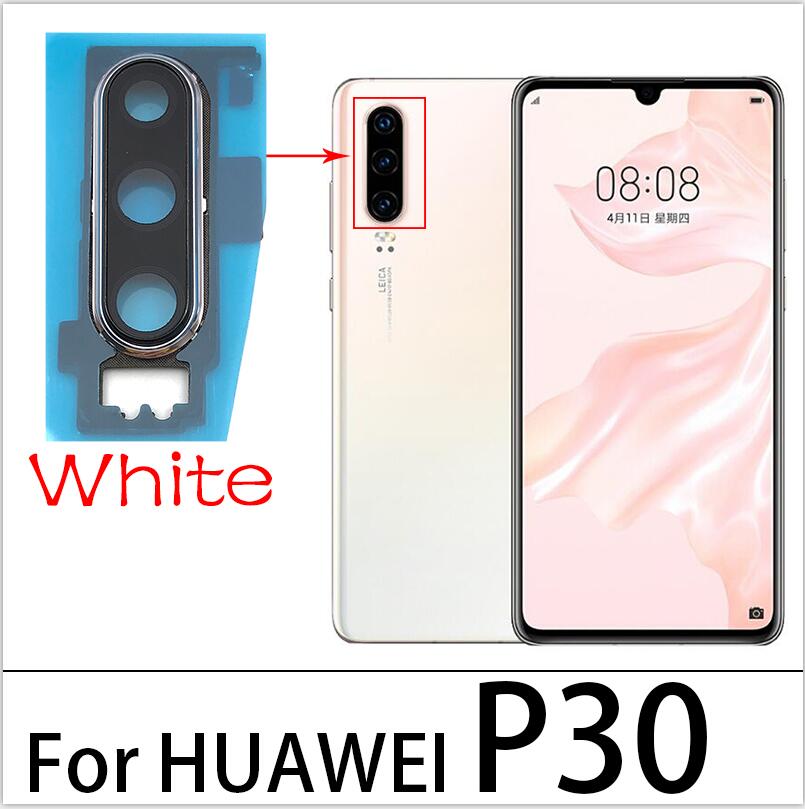 Hinten Kamera Glas Objektiv Abdeckung Mit Rahmen Halter mit Aufkleber Ersatz Für Huawei P30 Lite P30 Pro P30 Glas OBJEKTIV Mit Rahmen