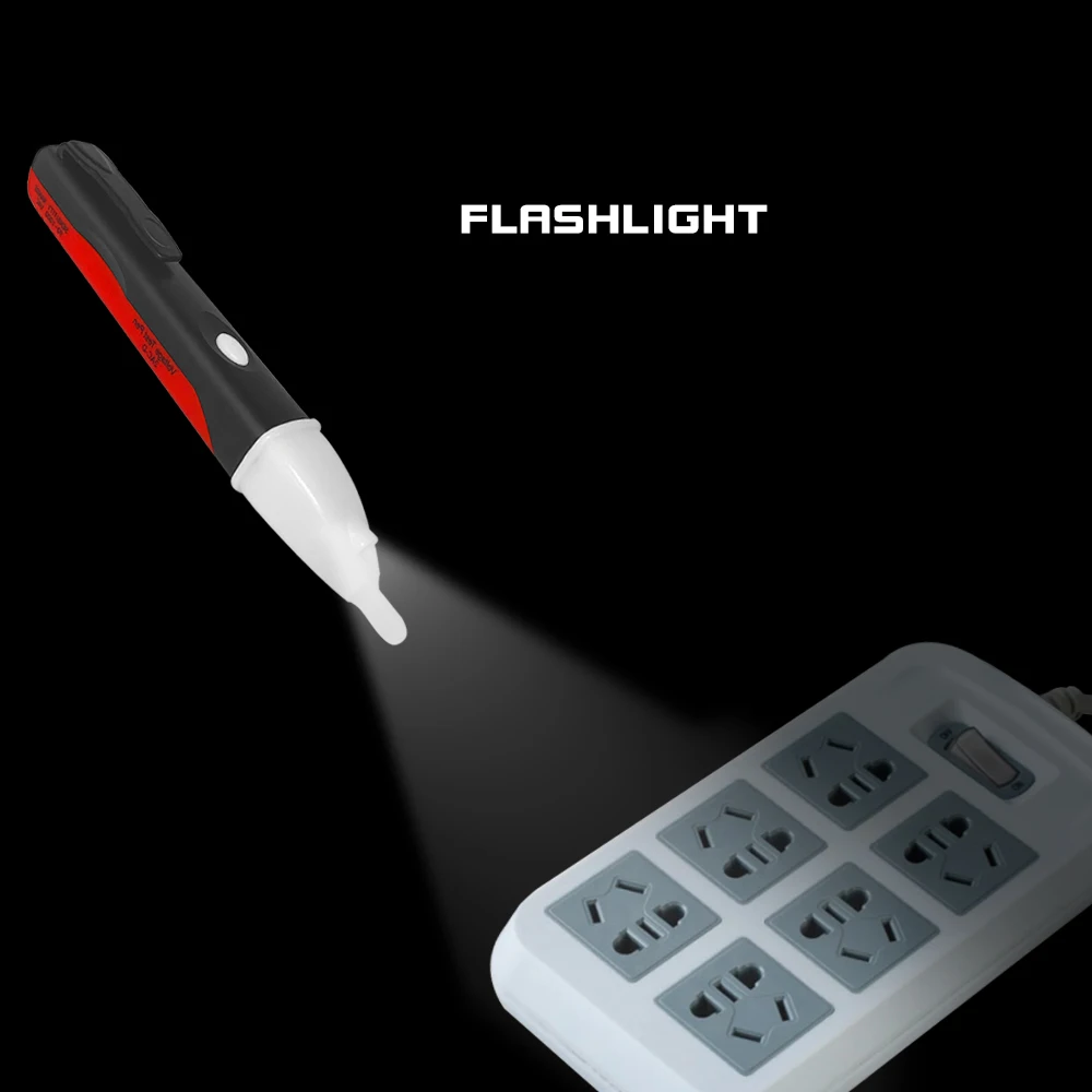 ตัวบ่งชี้ไฟฟ้า AC 90-1000V Non-Contact SOCKET Wall AC Power Outlet เครื่องตรวจจับแรงดันไฟฟ้าเซนเซอร์ปากกา LED light ดินสอทดสอบ