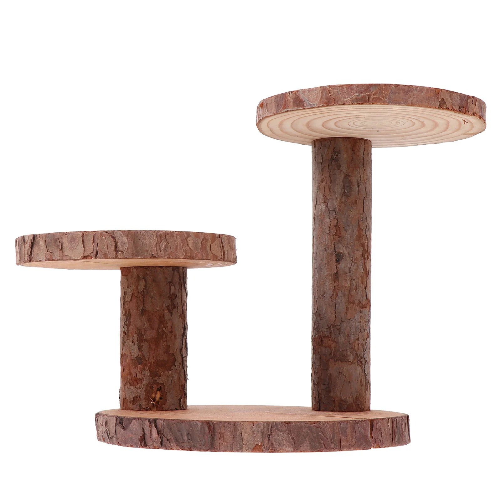 Supporto per vaso in legno portafiori espositore in legno scaffale Riser fioriera per torta stoccaggio in vaso vassoio rotondo multiplo supporto per balcone