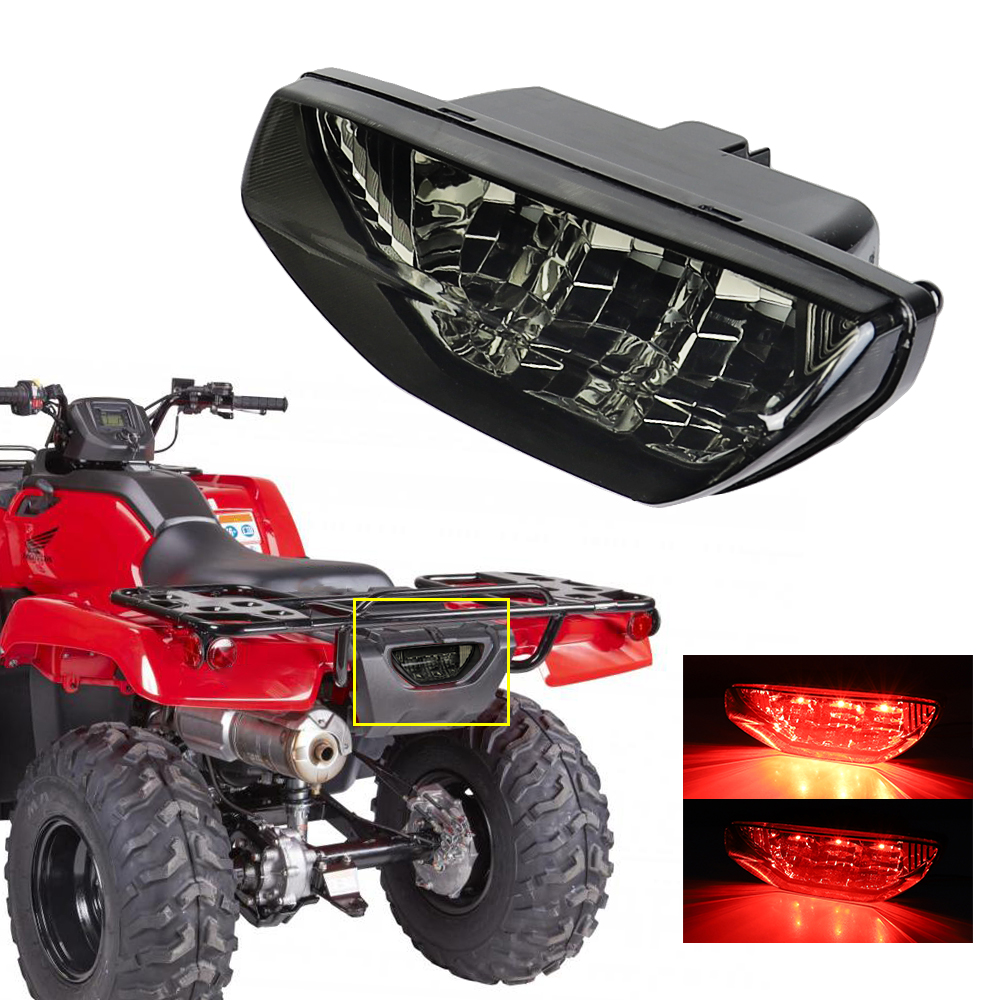 ATV ไฟท้าย LED ไฟท้ายไฟเบรกสำหรับ Honda TRX 700xx 500 300EX และ300X 400EX & 400X Rancher 420 TRX250EX และ TRX250X