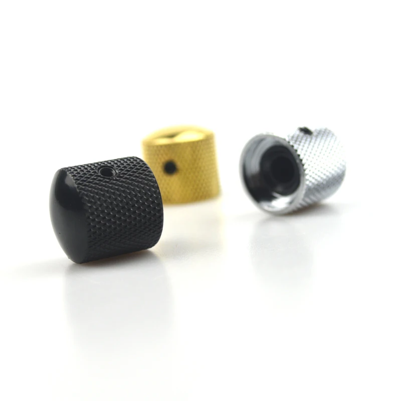 2 Chiếc Kim Loại Đàn Guitar Màu Núm Chỉnh Âm Lượng Chiết Áp Quốc Lớn Phần Guitar Đẩy Núm Có Lỗ Guitarra Phụ Kiện