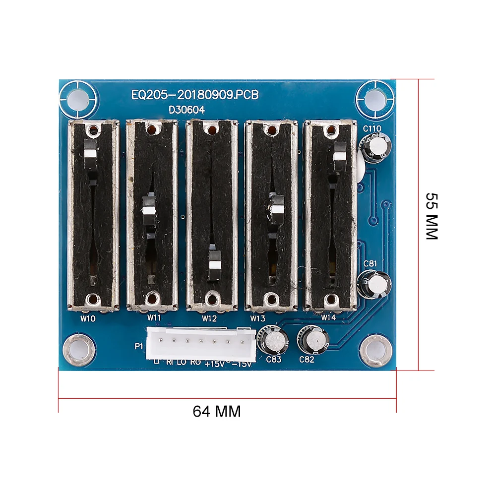 AIYIMA EQ Equalizer Board Bühne Professionelle Ton Vorverstärker Verstärker Stereo 5/10/15 Straße Vorverstärker Equalizer Netzteil