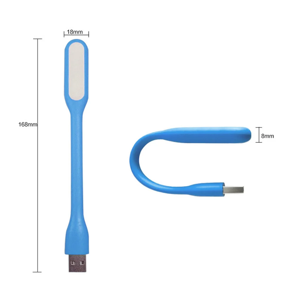 Flexo LED USB lámpara de libro luz Mini portátil USB LED banco de energía portátil Notebook lectura escritorio luz USB luces de noche