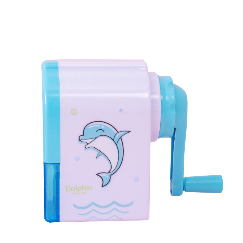 Lytwtw น่ารักยูนิคอร์น Dolphin Mechanical Sharpener สําหรับดินสอโรงเรียนอุปกรณ์สํานักงานเครื่องเขียน Back To School