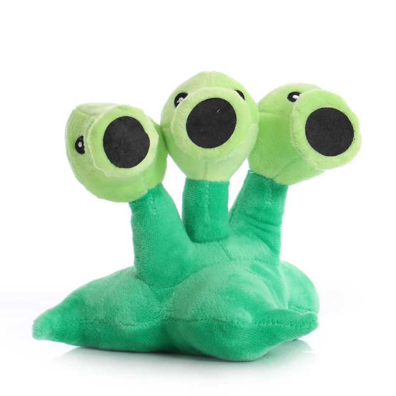 18 ซม.พืชVs Zombies Peashooterตุ๊กตาของเล่นตุ๊กตาน่ารักSnow Pea Threepeater Plush Softตุ๊กตาของเล่นของขวัญเด็กเด็ก