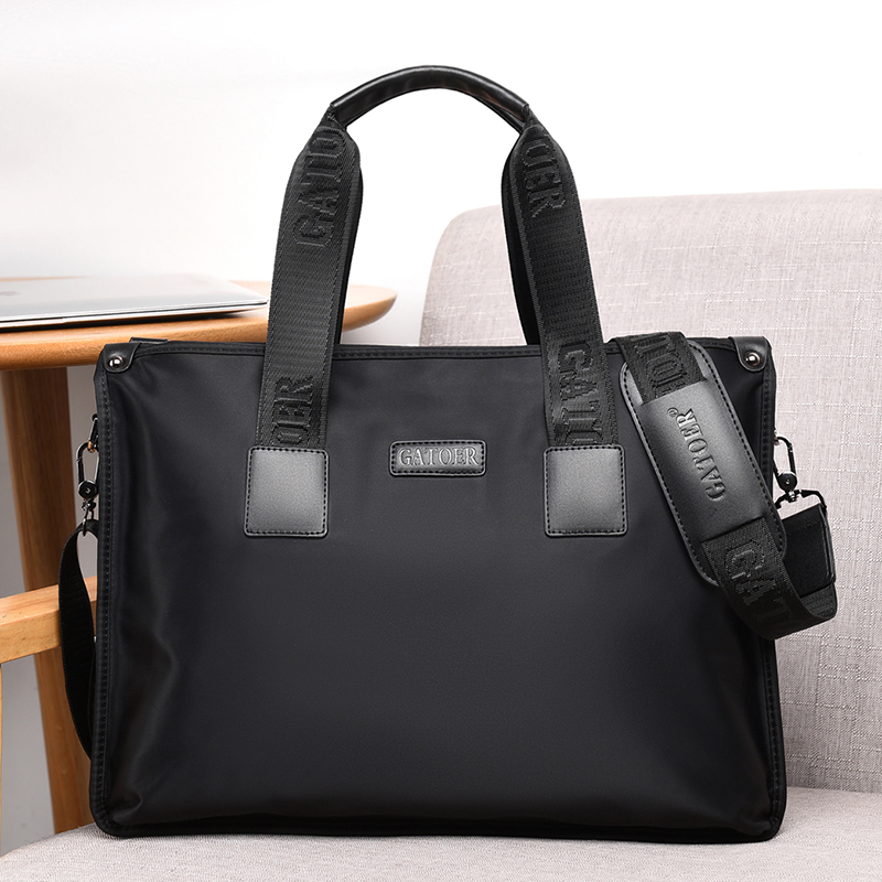 Large capacity handbag business briefcase leisure Oxford cloth bag canvas man's bag Single Shoulder Messenger Bag computer bag