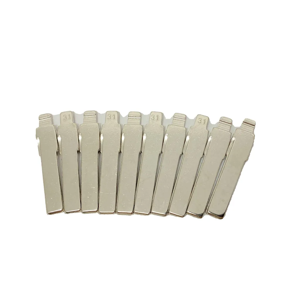10 Chiếc 31 # KD Lưỡi Dao Lishi HU66 Chìa Khóa Xe Ô Tô Lưỡi Dao KD VVDI KEYDIY XHORSE Cho Golf MK7 Polo passat Tiguan A3 A4 A6 Cho 202AD 202AJ
