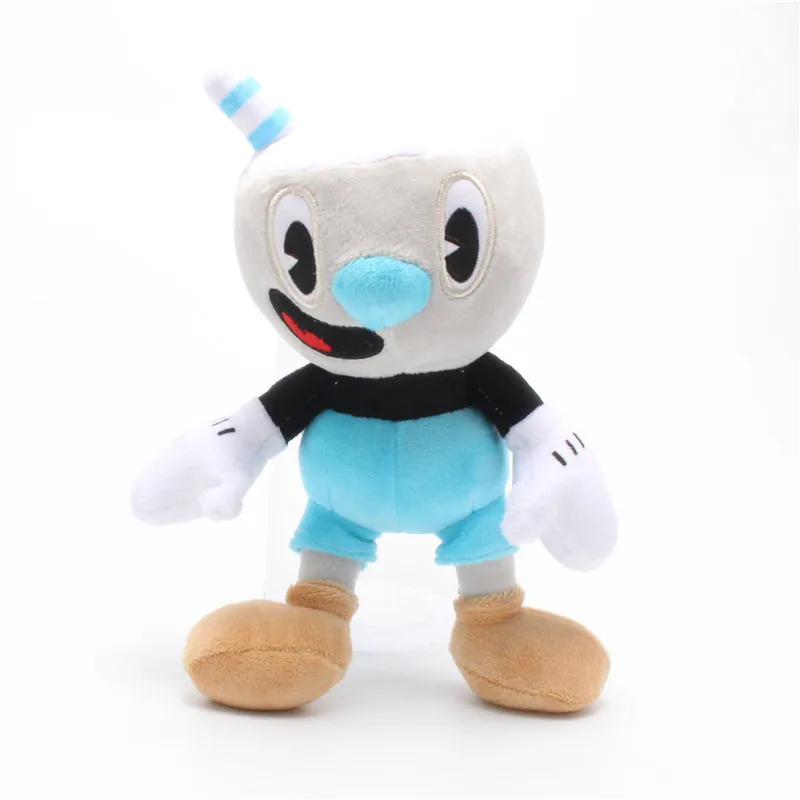 25 ซม.เกมผจญภัย Cuphead Plush ของเล่น Mugman ปีศาจตํานาน Chalice ตุ๊กตา Plush ตุ๊กตาของเล่นสําหรับของขวัญเด็ก