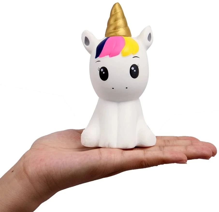 ใหม่ Squishy น่ารักยูนิคอร์นจําลองสัตว์ตุ๊กตา PU ขนมปังช้า Rising Scented Soft Squeeze ของเล่นความเครียดบรรเทาเด็ก Xmas ของขวัญ