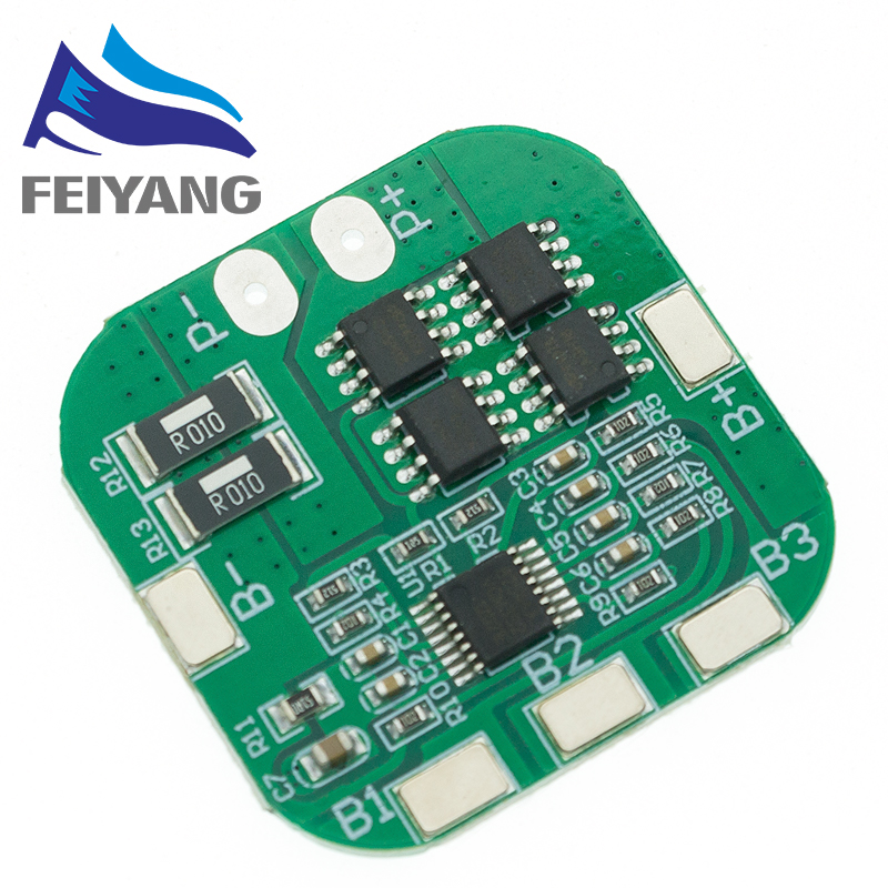 Placa de proteção de bateria 4S 14.8v / 16.8v 20a pico li-ion bms pcm para bateria de lítio licoo2 limn2o4 18650 li
