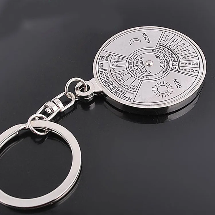 50 ปี Super Perpetual ปฏิทิน Key CHAIN ที่เปิดขวด Key แหวนโหราศาสตร์พวงกุญแจของขวัญ PARTY Key ผู้ถือของขวัญเครื่องประดับ