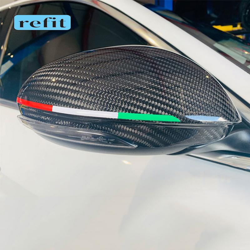 Car Rearview Mirror Decoration Garland Sticker For Alfa Romeo Giulia Stelvio 147 159 Giulietta Modification Accessories