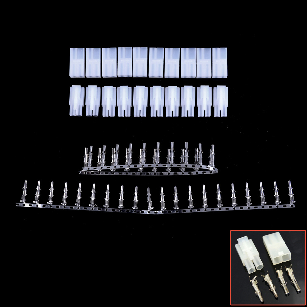 10 пар больших разъемов Tamiya, аккумулятор, штекер-мама, набор позолоченных штифтов