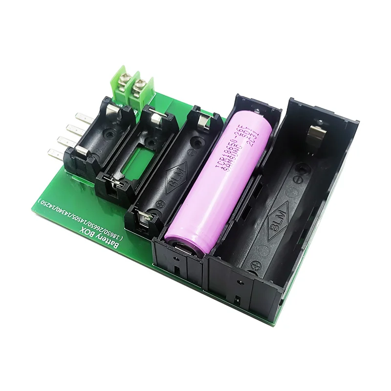 ABS 4-Dây Và 2 Dây Nhà Ga 18650 26650 14505 14340 1425 Pin Ốp Lưng Giá Đỡ Kiểm Tra Hộp Bảo Quản cho DL24P