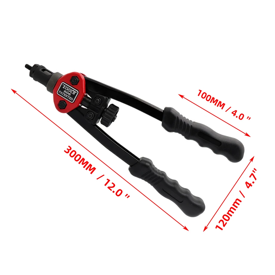 Hifeson手ねじリベットナット銃70/95/300枚ナット挿入マニュアルリベッターrivnutツールM3 M4 M5 M6 M8 M10 M12ナット