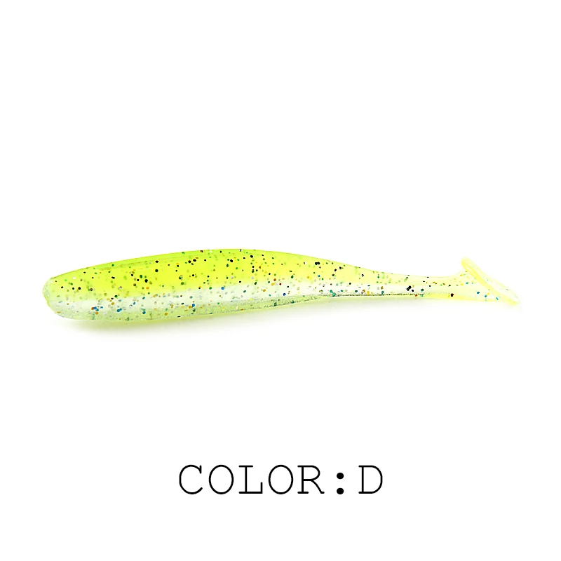 2023 Supercontinent shiner 50mm 75mm 100mm Fishing Lures soft Artificial Bait easy for hooking up big pike