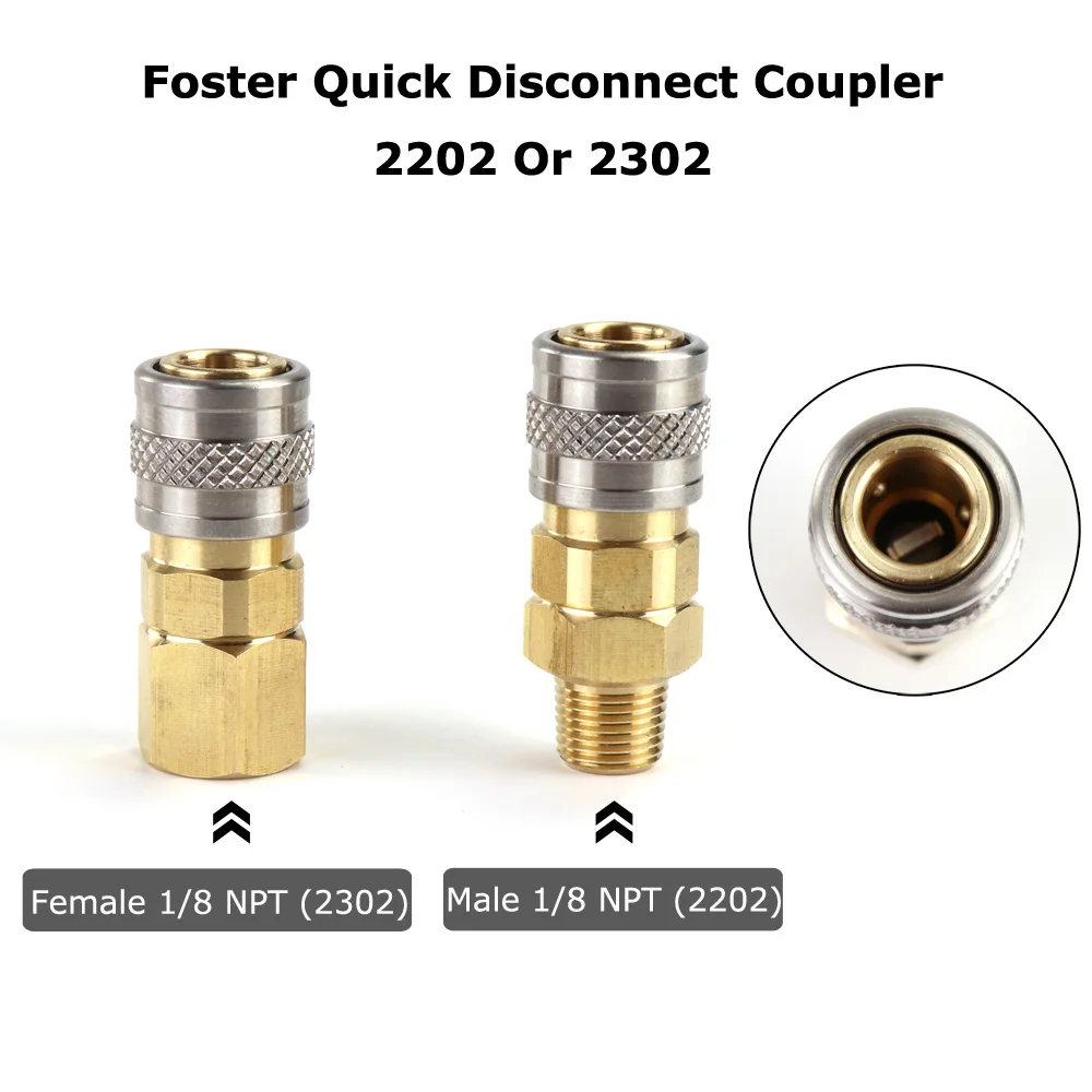 อะแดปเตอร์ HPA ใหม่ Foster Quick Disconnect Coupler (US-version) สําหรับ KSC/KWA,KJW/WE,Marui,VFC