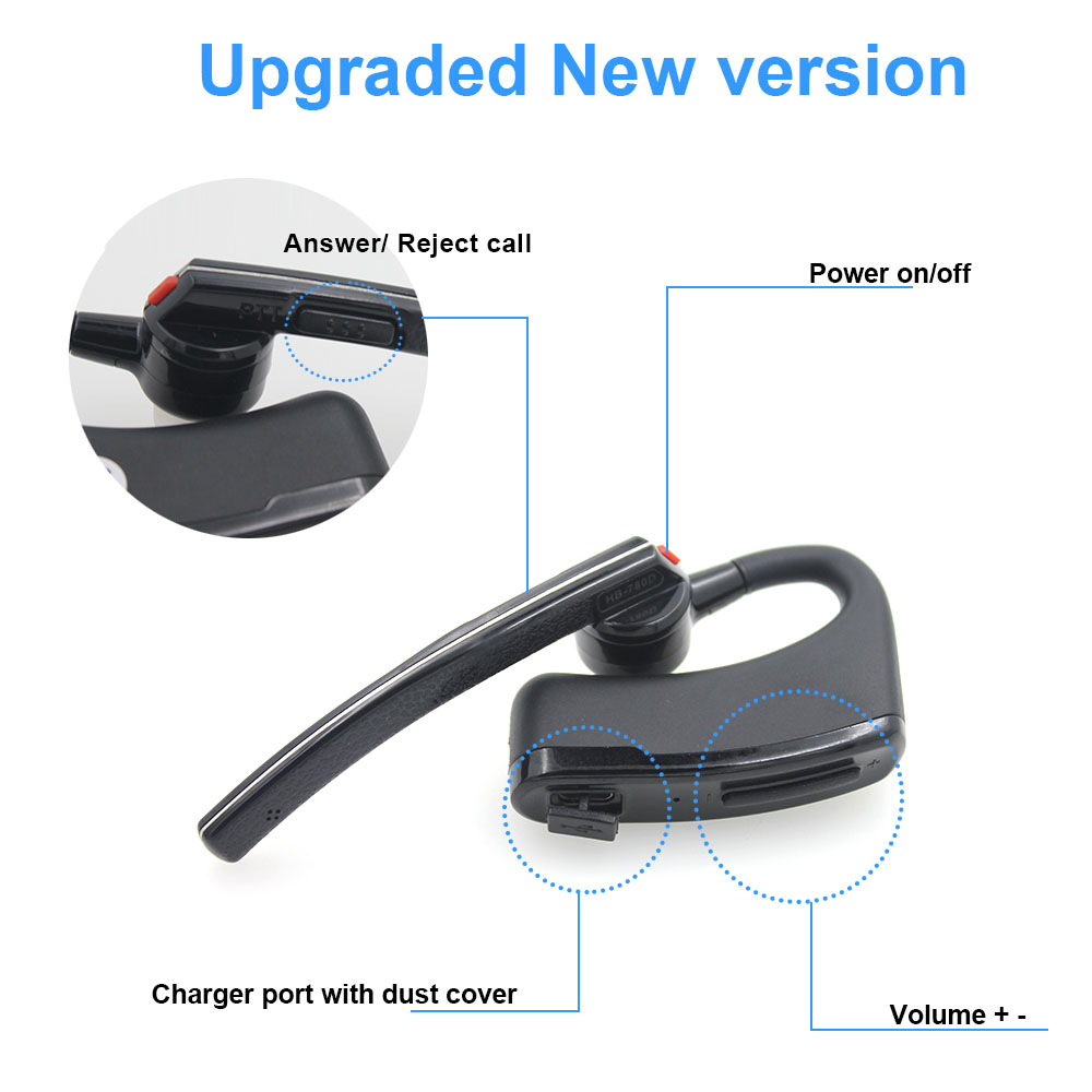 Para BaoFeng UV-82 UV-5R 888S Walkie Talkie Radio de dos vías Moto Bike Manos libres Bluetooth PTT Auricular Auriculares inalámbricos